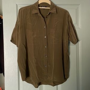 Madewell silk shirt